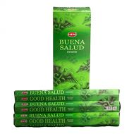 인센스스틱 Dpnamron Good Health - Box of Six 20 Stick Tubes, 120 Sticks Total - HEM Incense