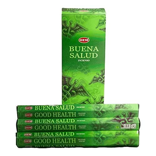  인센스스틱 Dpnamron Good Health - Box of Six 20 Stick Tubes, 120 Sticks Total - HEM Incense