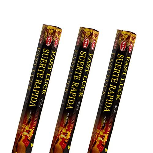  인센스스틱 Dpnamron Fast Luck - Box of Six 20 Stick Tubes - HEM Incense