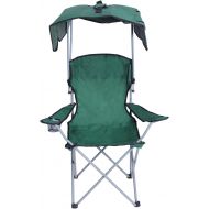 Dporticus Canopy Camping Chair Folding Durable Outdoor Patio Seat with Cup Holder,Green캠핑 의자