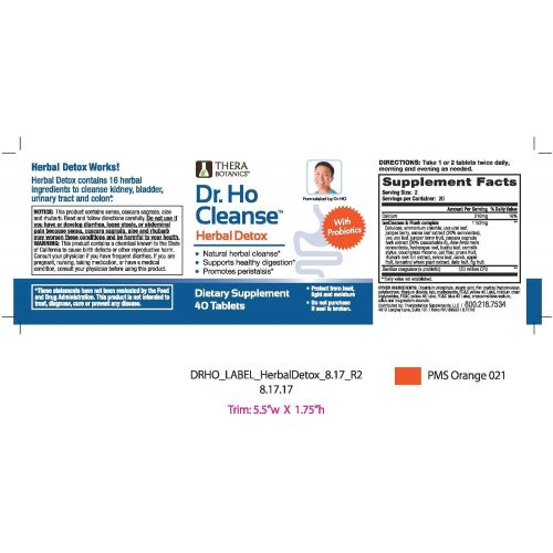  Dr Hos Dr. Ho Cleanse & Restore - Detox-Eliminate Built-up Toxins and Waste; Relieve Discomfort from Constipation, Gas, Upset Stomach; Feel Lighter, Slimmer & Energized