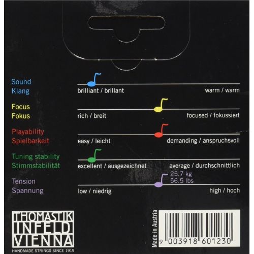  Dr Thomastik Thomastik-Infeld 584/4 Precision Violin Set of Strings, 4/4