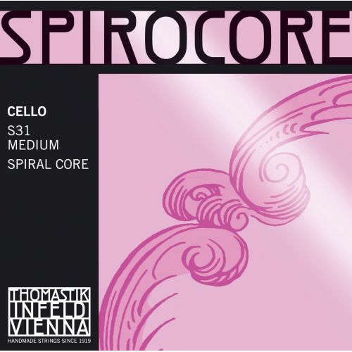  Dr Thomastik Thomastik-Infeld S31 Spirocore Cello Strings Set 4/4 Size