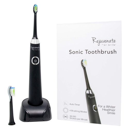  Dr. Brite Rejuvenate Sonic Electric Toothbrush | 4 Brushing Modes | Up to 38,000 Strokes a Minute |...