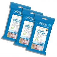 [아마존베스트]Dr. Browns Pacifier and Bottle Wipes, 40 Count, 3-Piece