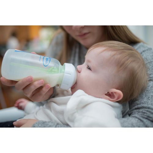  [아마존베스트]Dr. Browns Options+ Wide-Neck Baby Bottle, 9 Ounce, 4 Count