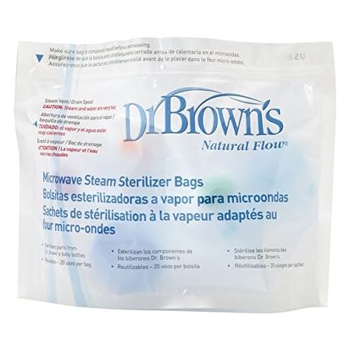 [아마존베스트]Dr. Browns Microwave Steam Sterilizer Bags