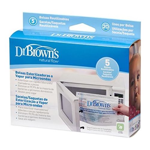 [아마존베스트]Dr. Browns Microwave Steam Sterilizer Bags