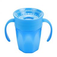 [아마존베스트]Dr. Browns Cheers 360 Spoutless Training Cup, 6m+, 7 Ounce, Blue