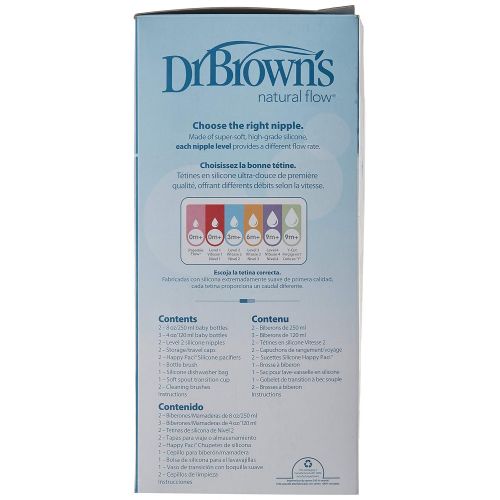 [아마존베스트]Dr. Browns Options+ Baby Bottles First Year Feeding Gift Set