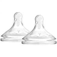 Dr. Browns Options+ Wide-Neck Baby Bottle Nipple, Y-Cut