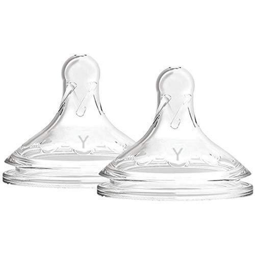  Dr. Browns Options+ Wide-Neck Baby Bottle Nipple, Y-Cut