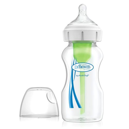  Dr. Browns Options+ Wide-Neck Baby Bottle, 9 Ounce