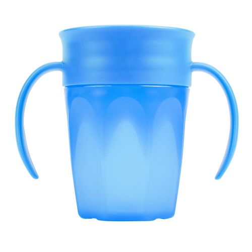  Dr. Browns Cheers 360 Spoutless Training Cup, 6m+, 7 Ounce, Blue