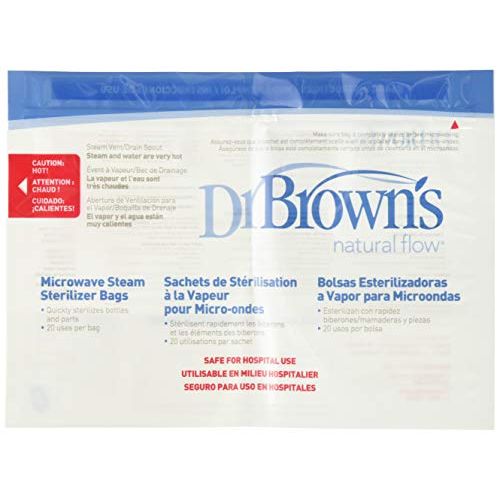  Dr. Browns Microwave Steam Sterilizer Bags