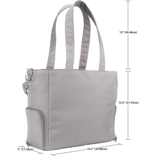  Dr. Browns Breast Pump Carryall Tote, Gray