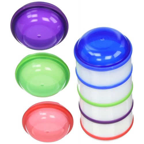  Dr. Browns Designed to Nourish Snack-A-Pillar Dipping Cups, Stackable Snack Cups for Toddlers and Baby Food Storage Containers
