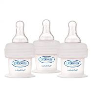 Dr. Browns 15 CC First Feeder Bottle System with a Preemie Level Nipple, 3 Count, White