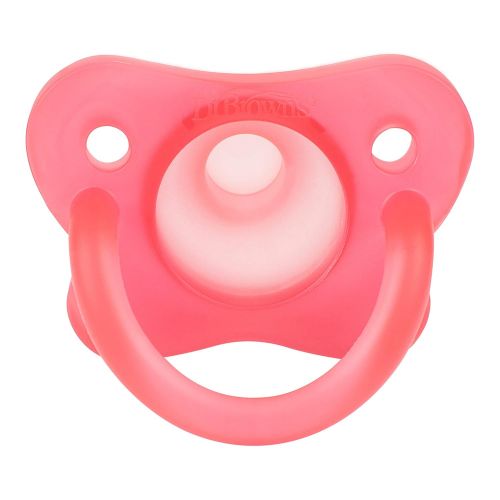  Dr. Browns Dr. Brown’s HappyPaci Silicone Newborn Pacifier - Pink - 3pk - 0-6m