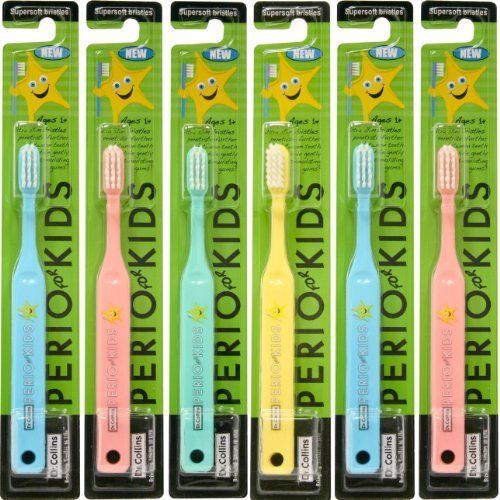  Dr. Collins Perio for Kids Toothbrush Assorted Colors by Dr. Collins