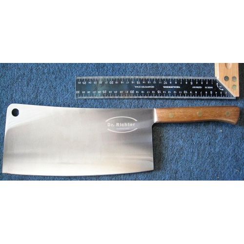  [아마존베스트]Dr. Richter Ultra-large and heavy bone hatchet (blade length: 29.5 cm, total length: 45 cm, weight approx. 1.3 kg, stainless steel) kitchen hatchet butcher hatchet chopper bone