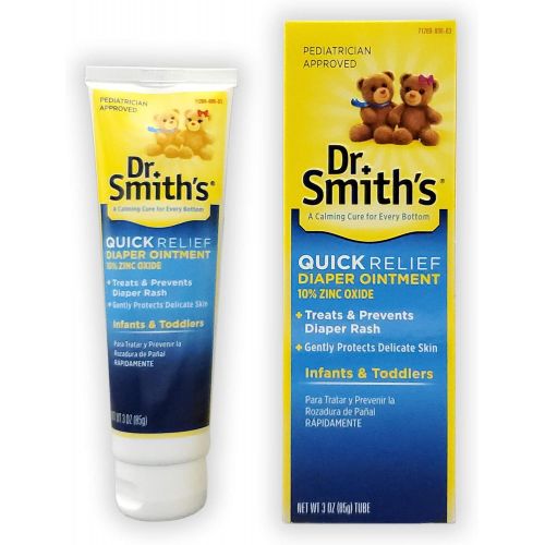 [아마존베스트]Dr. Smiths Diaper Ointment Dr. Smiths Quick Relief Diaper Rash Ointment, 3 Ounce