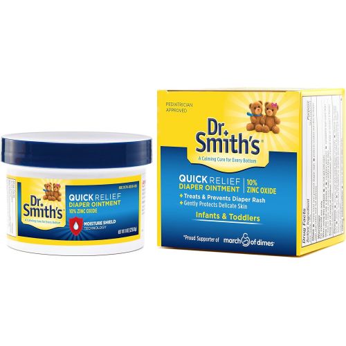  [아마존베스트]Dr. Smiths Diaper Ointment Dr. Smiths Quick Relief Diaper Rash Ointment, 8 ounce