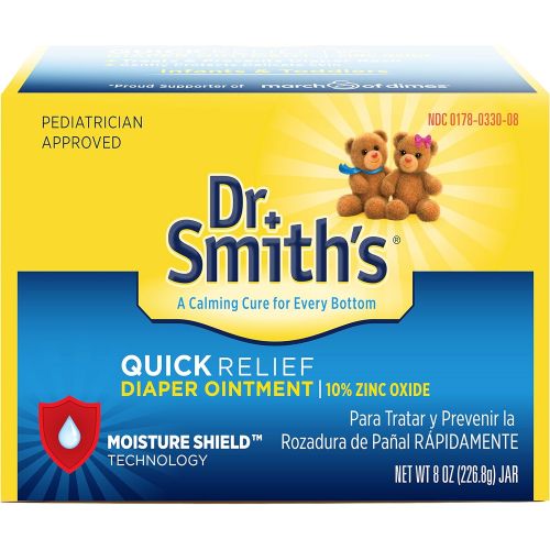  Dr. Smiths Diaper Ointment Dr. Smiths Quick Relief Diaper Rash Ointment, 8 ounce