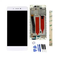 Dr.Chans LCD Display Screen Touch Digitizer Assembly Replacement with Free Tools for Huawei P9 lite Smart DIG-L03 DIG-L22 DIG-L23 White with Frame
