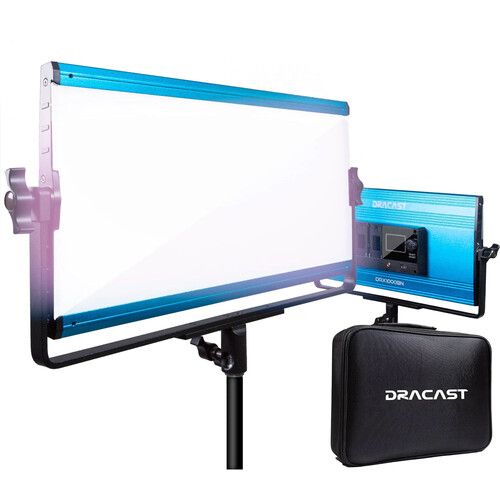  Dracast X Series LED1000 Bi-Color LED Light Panel (Travel 3-Light Kit)