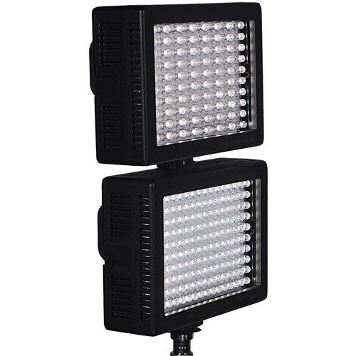  Dracast LED160 3200K Tungsten On-Camera Light with Battery and Charger (Plastic, Black)