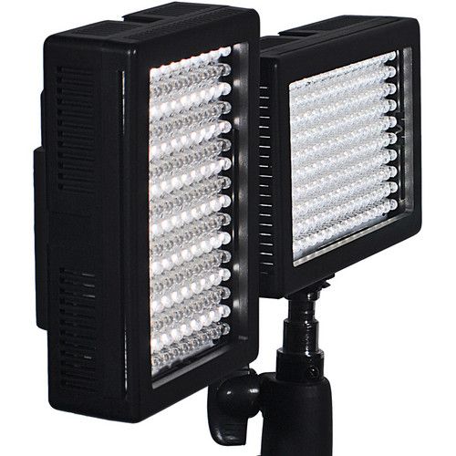  Dracast LED160 3200K Tungsten On-Camera Light with Battery and Charger (Plastic, Black)