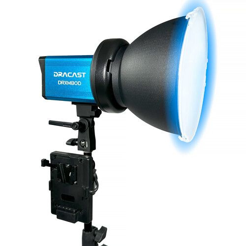  Dracast X Series M80D Daylight LED Monolight (V-Mount, 4-Light Kit with Nylon Case)