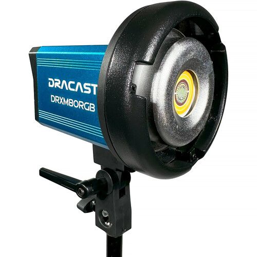  Dracast X Series M80 RGB and Bi-Color LED Point Source Monolight with V-Mount Battery Plate