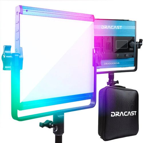  Dracast X Series LED500 RGB LED Light Panel (Interview 2-Light Kit)