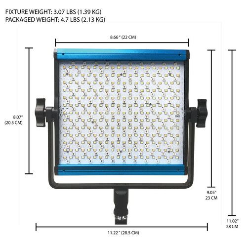  Dracast X Series LED500 RGB LED Light Panel (Interview 2-Light Kit)