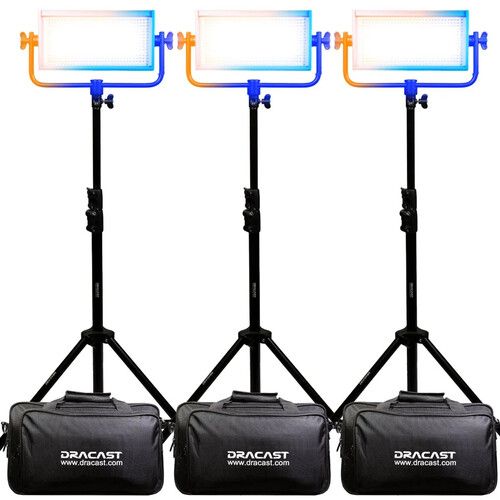  Dracast L500 Plus Series Bi-Color LED 3-Light Kit