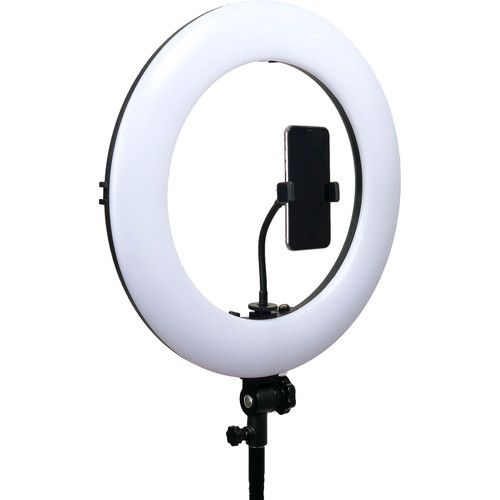  Dracast Halo Plus Series 180 Bi-Color LED Ring Light Kit with Stand (19