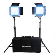 Dracast X Series LED500 Daylight LED Light Panel (Interview 2-Light Kit)