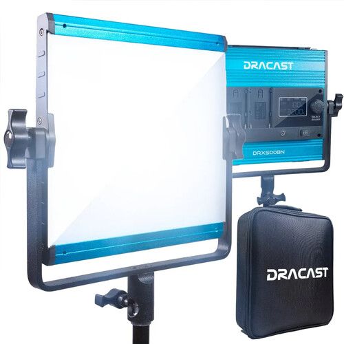  Dracast X Series LED500 Daylight LED Light Panel (Interview 2-Light Kit)