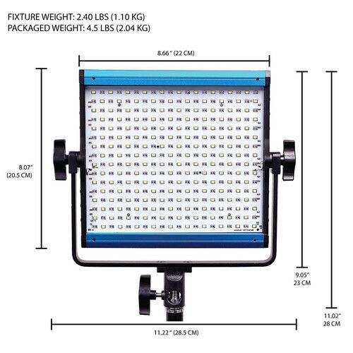  Dracast X Series LED500 Daylight LED Light Panel (Interview 2-Light Kit)