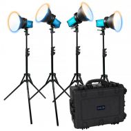 Dracast X Series M80 Bi-Color LED 4-Light Kit with Injection Molded Travel Case