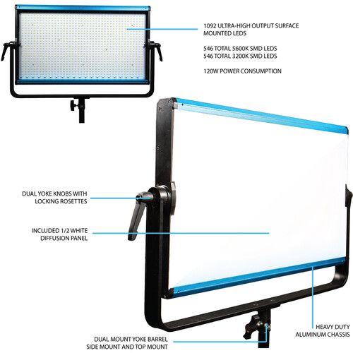  Dracast X Series LED2000 Bi-Color LED Light Panel