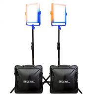 Dracast Pro Series LED1000 Bi-Color LED Light Panel (V-Mount, Interview 2-Light Kit)