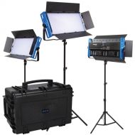 Dracast Kala Plus Series LED3000 Bi-Color LED Light Panel (3-Light Travel Kit)