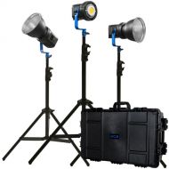 Dracast Boltray Plus Series LED1200 Bi-Color LED Monolight (3-Light Kit)