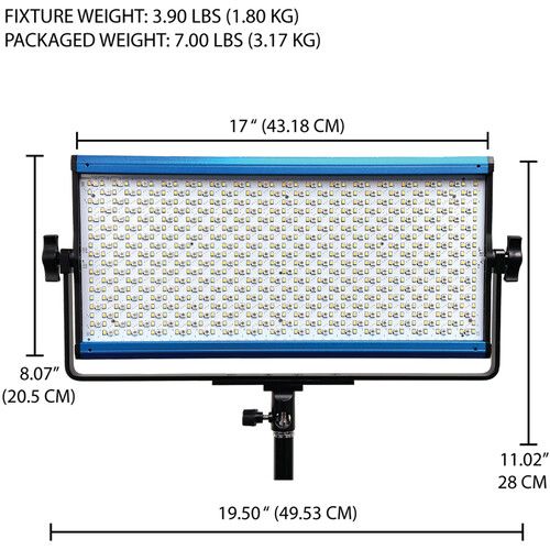  Dracast X Series LED1000 RGB LED Light Panel