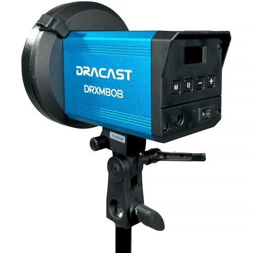  Dracast X Series M80B Bi-Color LED Monolight (V-Mount, 4-Light Kit with Nylon Case)
