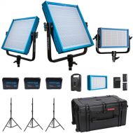 Dracast Reporter Bi-Color 4-Light Kit (V-Mount)