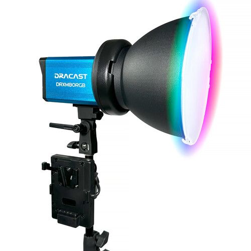  Dracast X Series M80RGB RGB LED Monolight (V-Mount, 4-Light Kit with Hard Case)